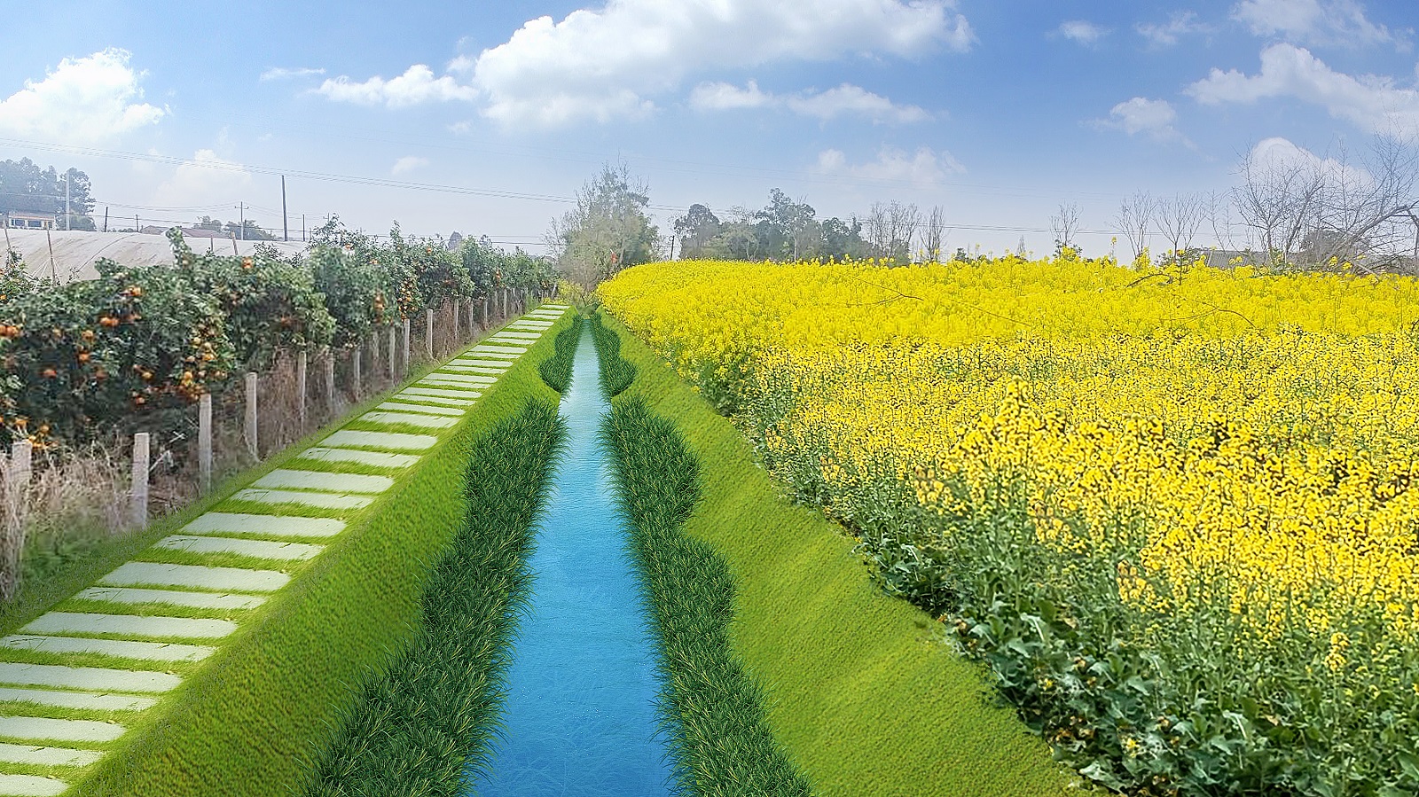 眉山市彭山区湄州河流域生态修复治理项目